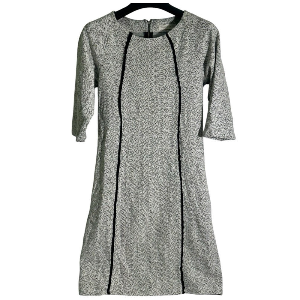 Anthropologie Trouble at The Mill White & Black Dress‎ Small